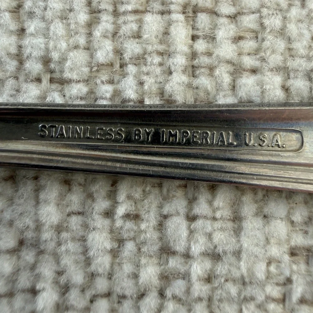 Imperial Stainless USA BREWSTER ROSE Flatware Replacement 1 Dinner 1 Salad Fork